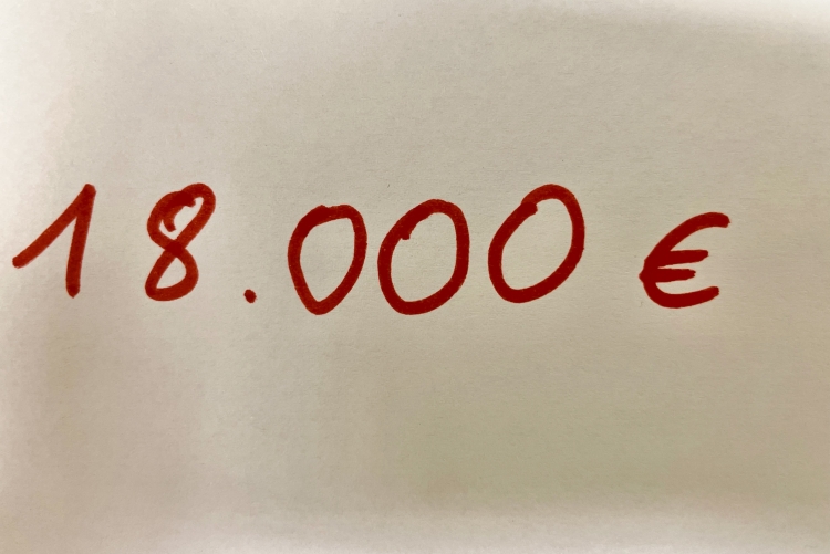 18.000€ Spenden